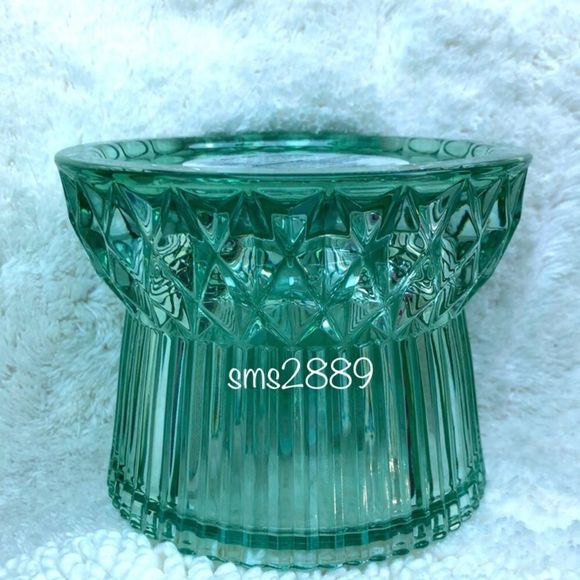 Bath & Body Works Other Bathand Body Works Green Faceted Glass